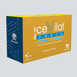 Cevilat forte niños caja x 30 sobres
