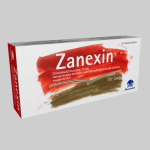 Zanexin 75 mg Pharmalat indicado para vértigo central y periférico